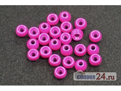 Вольфрамовые шарики D 4,6 мм., цвет матовый розовый, уп. 25 шт.